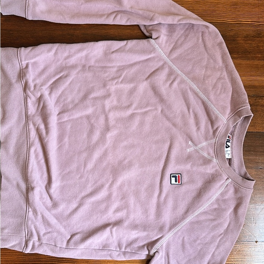Fila Men's Lavender Crewneck Sweater
